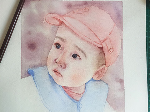 这是我画的第三个宝宝鸭