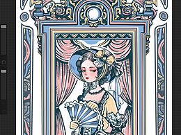 小圓餅 包裝插畫