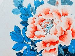 有色花