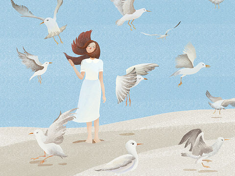 聽海（個(gè)人主頁-ZMzM4MzIzNjg=） - 藝術(shù)插畫 - 站酷設(shè)計(jì)師大希爺原創(chuàng)素材 - 站酷ZCOOL