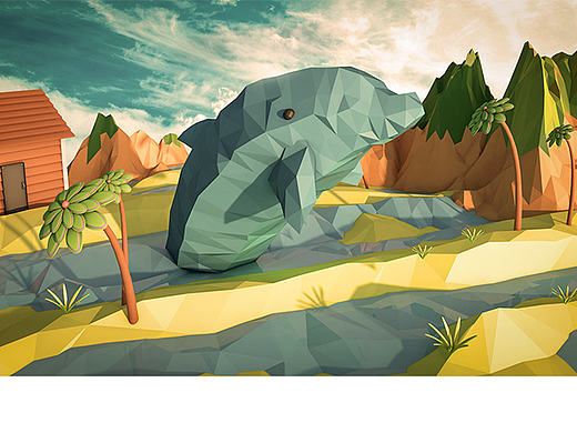 LOW POLY，从0开始，认真对待自己的每一份作品！