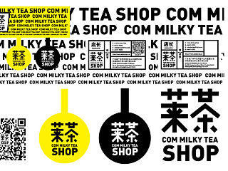 “莱茶COM MILKY TEA“品牌形象塑造