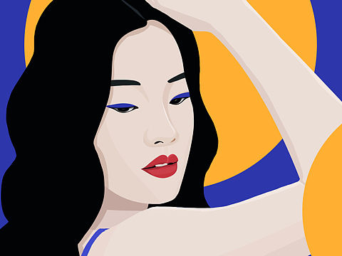 时尚插画｜扁平人物