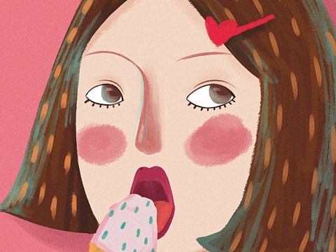 插畫小女孩（個人主頁-ZMzUxNDEyMzY=） - 創(chuàng)作習(xí)作 - 站酷設(shè)計師在樹上唱歌666原創(chuàng)素材 - 站酷ZCOOL