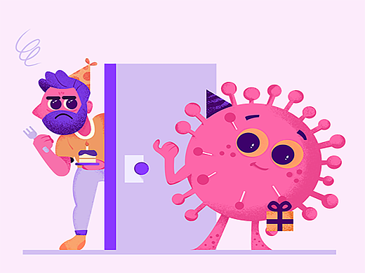 噪点插画（个人主页-ZNTI2OTgyNjQ=） - 商业插画 - 站酷设计师蓝衣小刺猬原创素材 - 站酷ZCOOL