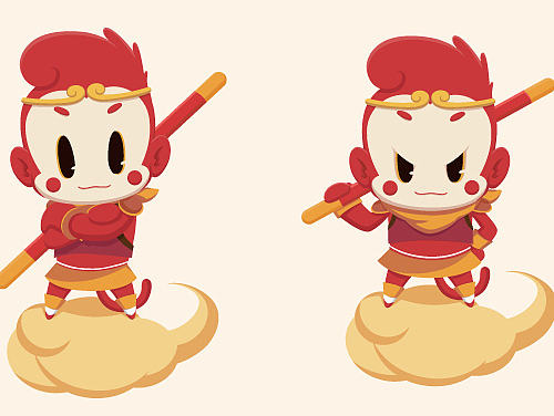 悟空（个人主页-ZMTczNzI2ODQ=） - IP形象 - 站酷设计师杨伦allen原创素材 - 站酷ZCOOL