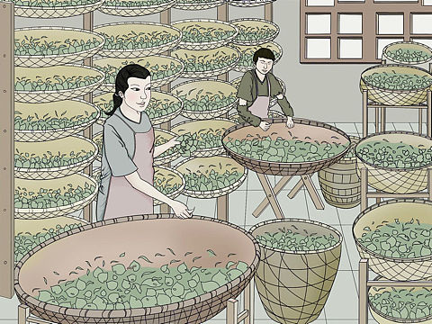 养蚕作桑图