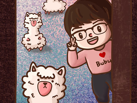 bubu的草泥马梦幻岛游（个人主页-ZNDAwMTc1NjQ=） - 艺术插画 - 站酷设计师连连415原创素材 - 站酷ZCOOL