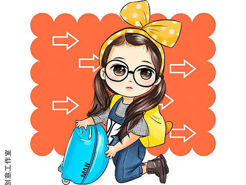 阿拉蕾&董爸爸 Q版练习