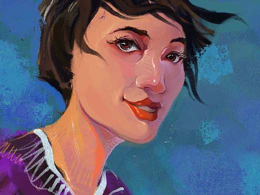 多久沒畫過人像了，整一張（個(gè)人主頁-ZNjA2MTc4MzY=） - 創(chuàng)作習(xí)作 - 站酷設(shè)計(jì)師阿斌阿蛋是一家原創(chuàng)素材 - 站酷ZCOOL