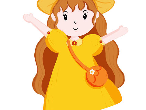 可爱的小女孩