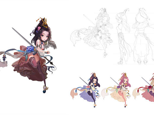 游戏原画简历作品