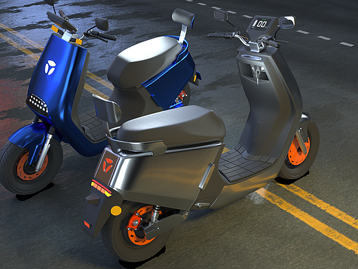 C4D 电动车建模渲染练习（个人主页-ZNDI4MzE2MDg=） - 机械/交通 - 站酷设计师凡凡客原创素材 - 站酷ZCOOL