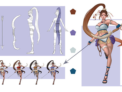 人物角色~（個(gè)人主頁-ZMzY3NTQwNDA=） - 游戲原畫 - 站酷設(shè)計(jì)師突突toto原創(chuàng)素材 - 站酷ZCOOL