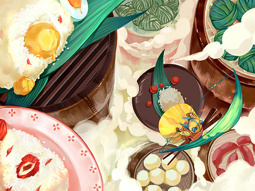 端午奇缘（个人主页-ZMzY1NTkxNjg=） - 创作习作 - 站酷设计师温夏JYT原创素材 - 站酷ZCOOL
