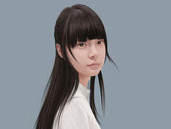 年轻时的容颜（SL, WACOM数位板绘）（个人主页-ZMjQ4ODIxNg==） - 创作习作 - 站酷设计师可燃冰0322原创素材 - 站酷ZCOOL