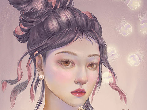 水母妹妹（个人主页-ZNjA5OTU1MTY=） - 创作习作 - 站酷设计师左撇子芙芙原创素材 - 站酷ZCOOL