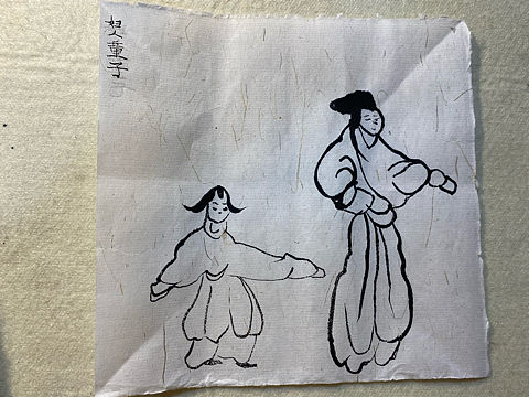 墓室壁畫(huà)中的彩繪磚，滿滿的煙火氣（個(gè)人主頁(yè)-ZNTg4OTUzNDg=） - 藝術(shù)插畫(huà) - 站酷設(shè)計(jì)師虎妞愛(ài)畫(huà)畫(huà)原創(chuàng)素材 - 站酷ZCOOL