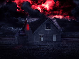 合成練習(xí)：恐怖小屋（在教程的指導(dǎo)下。。）