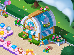 鮮花節(jié)大富翁場景