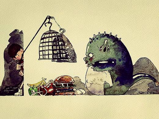 原創(chuàng)小怪物——玩意兒，希望大家喜歡(????ω????) ?。▊€(gè)人主頁(yè)-ZMTkwNTk1NjA=） - 藝術(shù)插畫(huà) - 站酷設(shè)計(jì)師趙延強(qiáng)ART原創(chuàng)素材 - 站酷ZCOOL