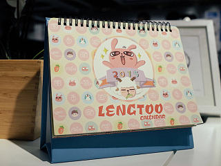 冷兔2015台历诞生记（邮资明信片）