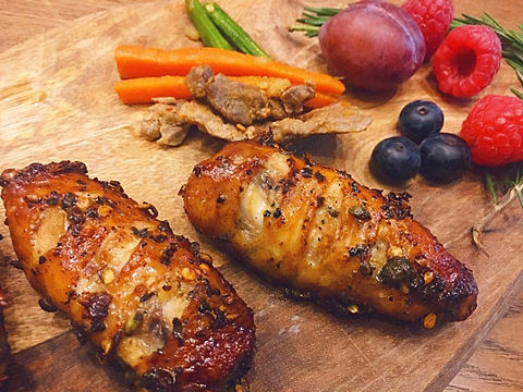 椒香烤雞翅（個(gè)人主頁(yè)-ZNDM1NDA0Mjg=） - 產(chǎn)品攝影 - 站酷設(shè)計(jì)師渁渁谷原創(chuàng)素材 - 站酷ZCOOL