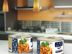 丁香鱼罐头食品外包装设计