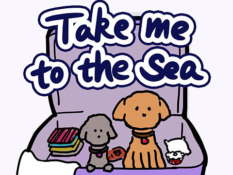 【四格漫画】TAKE ME TO THE SEA（个人主页-ZMzIwMTEyMjQ=） - 短篇/格漫 - 站酷设计师MissOrange橘子酱原创素材 - 站酷ZCOOL
