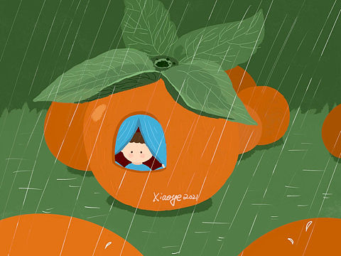 柿子宝宝（个人主页-ZNTU3OTg3NDA=） - 儿童插画 - 站酷设计师小也still原创素材 - 站酷ZCOOL