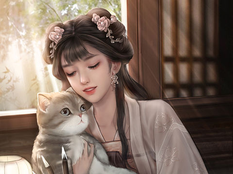 最近画的一些古风原创插画2(个人主页-ZNjE2OTg0MjQ=) - 商业插画 - 站酷设计师吾家肥肥原创素材 - 站酷ZCOOL