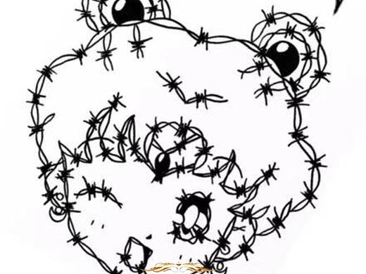 废墟刺青 纹身手稿