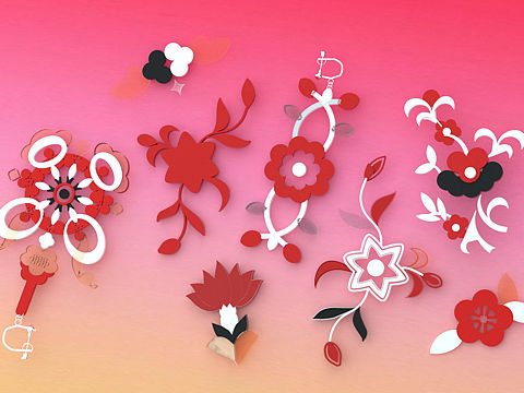 藏繡八寶創(chuàng)新 流光耳飾設(shè)計(jì)（個(gè)人主頁-ZNTg1NTY4OTY=） - 產(chǎn)品 - 站酷設(shè)計(jì)師汀一白YANA原創(chuàng)素材 - 站酷ZCOOL