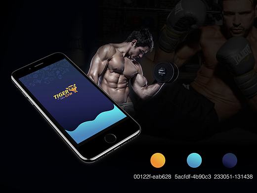 健身APP－TIGER（个人主页-ZMjE5OTg5MDQ=） - APP界面 - 站酷设计师一只虾原创素材 - 站酷ZCOOL