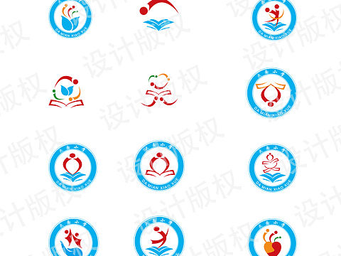 XX小学LOGO 禁止商用