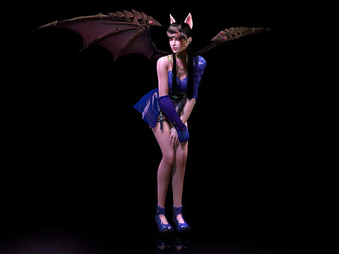 猫耳冀装（个人主页-ZNTc0NTEwNzI=） - 人物/生物 - 站酷设计师小白鸭DAZ原创素材 - 站酷ZCOOL