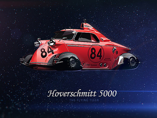 【超写实】Hoverschmitt 5000 （起飞吧小车）（个人主页-ZMTQyMzk1ODQ=） - 交互/UE - 站酷设计师foxjerrywl原创素材 - 站酷ZCOOL