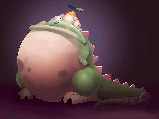 畫(huà)了個(gè)怪（個(gè)人主頁(yè)-ZMTc4MzI1ODg=） - 商業(yè)插畫(huà) - 站酷設(shè)計(jì)師mamalina原創(chuàng)素材 - 站酷ZCOOL