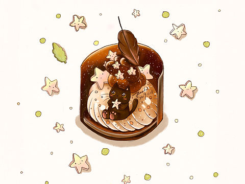 煤球蛋糕（個(gè)人主頁-ZNDA4NTM3MzI=） - 商業(yè)插畫 - 站酷設(shè)計(jì)師JenriZ原創(chuàng)素材 - 站酷ZCOOL