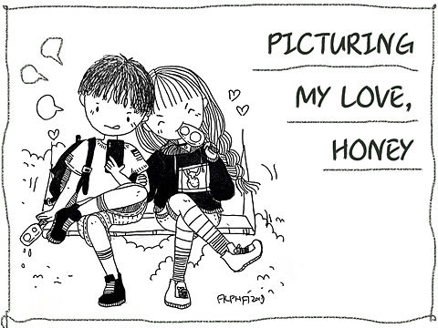 Picturing my love,honey（个人主页-ZMzc0MDM1MzI=） - 艺术插画 - 站酷设计师阿尔法Alpha原创素材 - 站酷ZCOOL