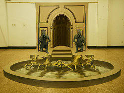 个人第五张3D立体画暨个人首张墙地一体画《洛克洛克》