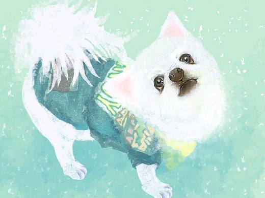 竹立插画