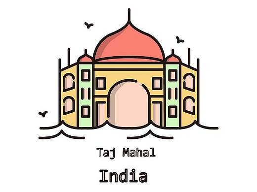 各地标志建筑简画