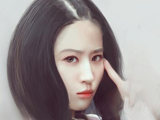 手绘刘亦菲