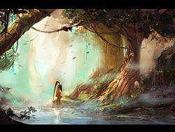 一些自己畫的場(chǎng)景設(shè)定小稿歡迎交流