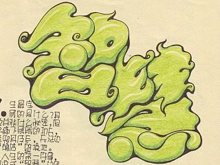 大学时期的POP字体