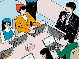 「商業(yè)插畫」戴爾小企業(yè) 年度爆款插畫