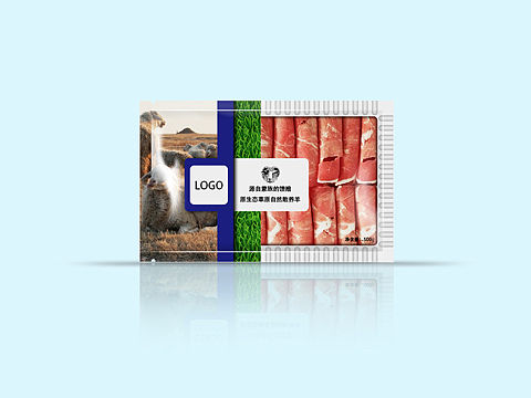 羊肉卷包装