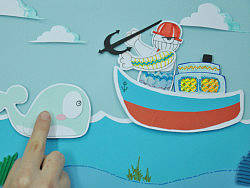 定格动画。小鲸鱼历险记