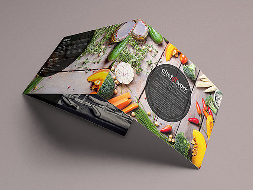 Chefatwork tri-fold brochure landscape